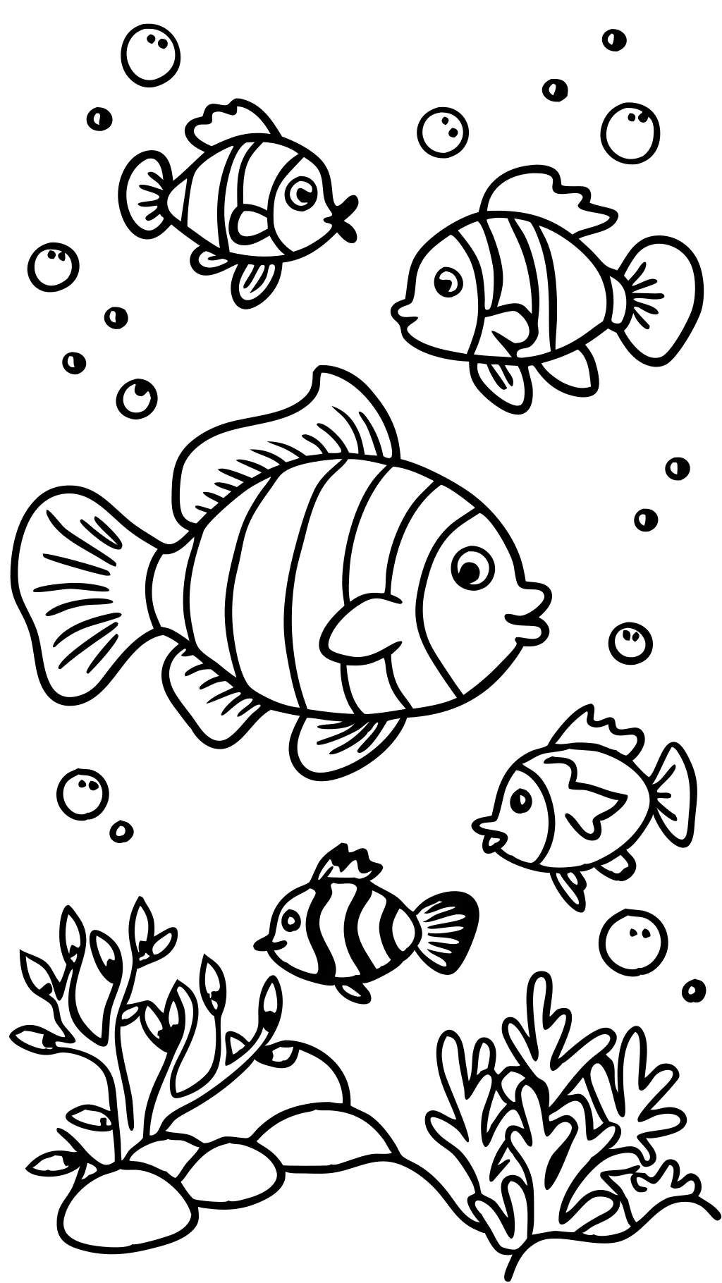 coloriages de poisson imprimables gratuits